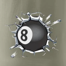 Kulečníková koule v triku