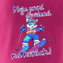 Moje první dovolená na horách modrá liška