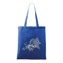 Mapa Evropy - srdce v Ukrajině