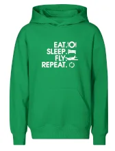 Eat sleep fly repeat