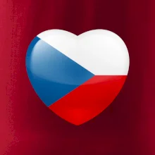 Česká vlajka srdce