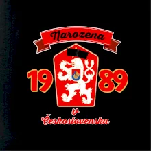 Narozena v Československu - Přelepený znak 1989