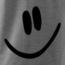 Emoji bez obrysu - usměv