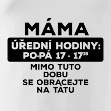 Máma - úřední hodiny
