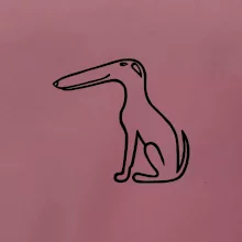 Barzoj obrys černý  (Moňas)