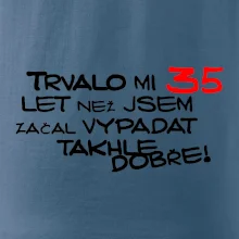 Trvalo mi 35 let než jsem začal vypadat takhle dobře