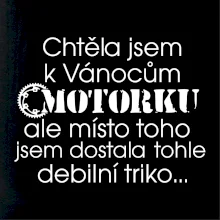 Chtěla jsem dostat motorku - Vánoce