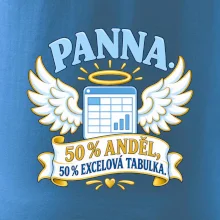 Panna. 50 % anděl, 50 % excelová tabulka