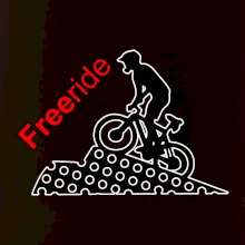 Freeride cyklista