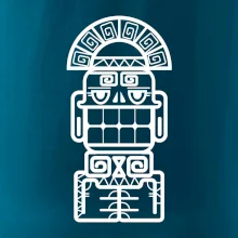 Mayové - socha se zuby