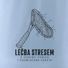 Léčba stresem rozmlácená raketa