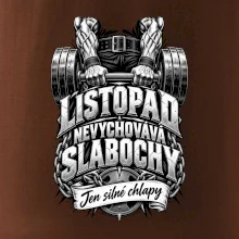 Listopad nevychovává slabochy silový trénink
