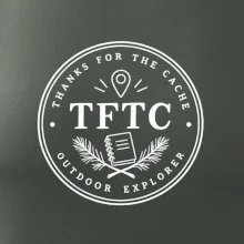 TFTC minimalistický turistický odznak