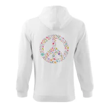 Peace symbol lístečky