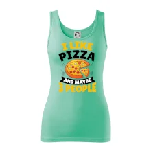 I like pizza and maybe 3 people