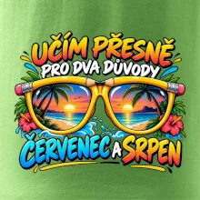 Učím kvůli červenci a srpnu letní prázdniny