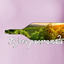 To jsou panoramata vinice