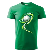 Golfový míček zelená dynamika