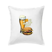 Pivo a burger vím co je dobrý