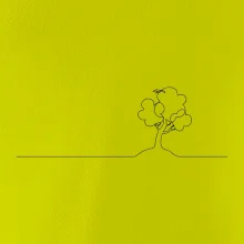 Strom s ptáčkem linka