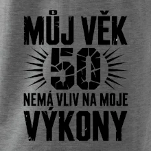 Můj věk nemá vliv na moje výkony