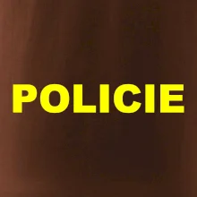 Policie Nápis žlutý