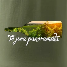 To jsou panoramata vinice