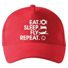 Eat sleep fly repeat