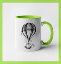 Horkovzdušný balón  kreslený