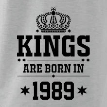 Kings are born in 1989