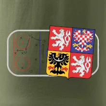 ČR znak na ledě