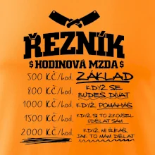 Hodinová mzda řezník