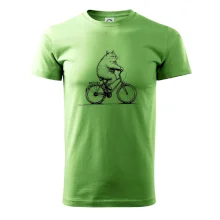 Tlustá kočka  na kole