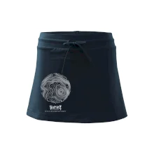 Trosky - vrstevnice v kruhu