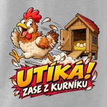 Útěk slepice z kurníku