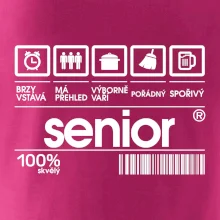 Čárový kód senior Čárový kód senior