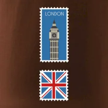 Londýn známka barevná