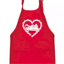 Moto srdce řetěz - silniční