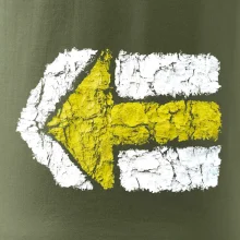 Párová turistická značka žlutá