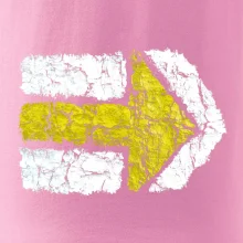 Párová turistická značka žlutá