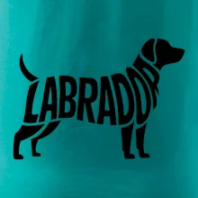 Labrador nápis v těle