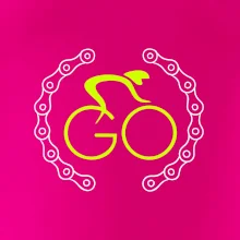 GO cyklista (fluo potisk)
