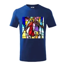 Vitráž - Ježíš a kříž