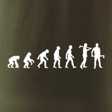 Evoluce dřevorubec - sekera
