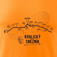 Profil kopců - Kralický Sněžník