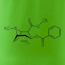 Molekulární struktura Cocaine Kokain