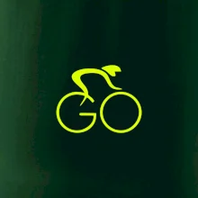 GO - Fluo cyklista malý