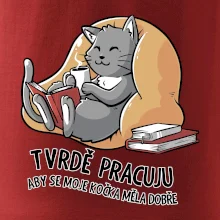Tvrdě pracuju, aby se kočka měla dobře