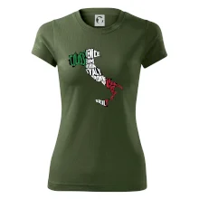 Mapy - názvy měst - Italie