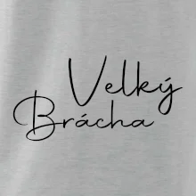Velký brácha - nápis na zádech Velký brácha - nápis na zádech